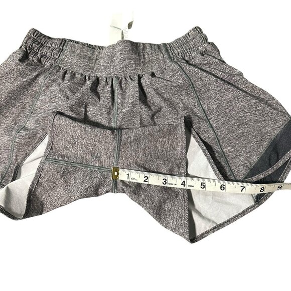 Lululemon Hotty Hot Low rise Lined Short 4” Size 6 Tall Heather Lux Multi Black - Picture 7 of 8